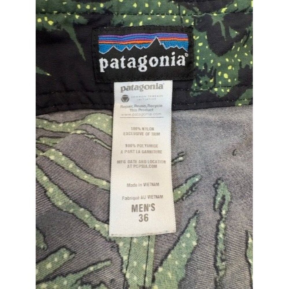 Patagonia Black & Green Swim Trunks - Picture 4 of 4